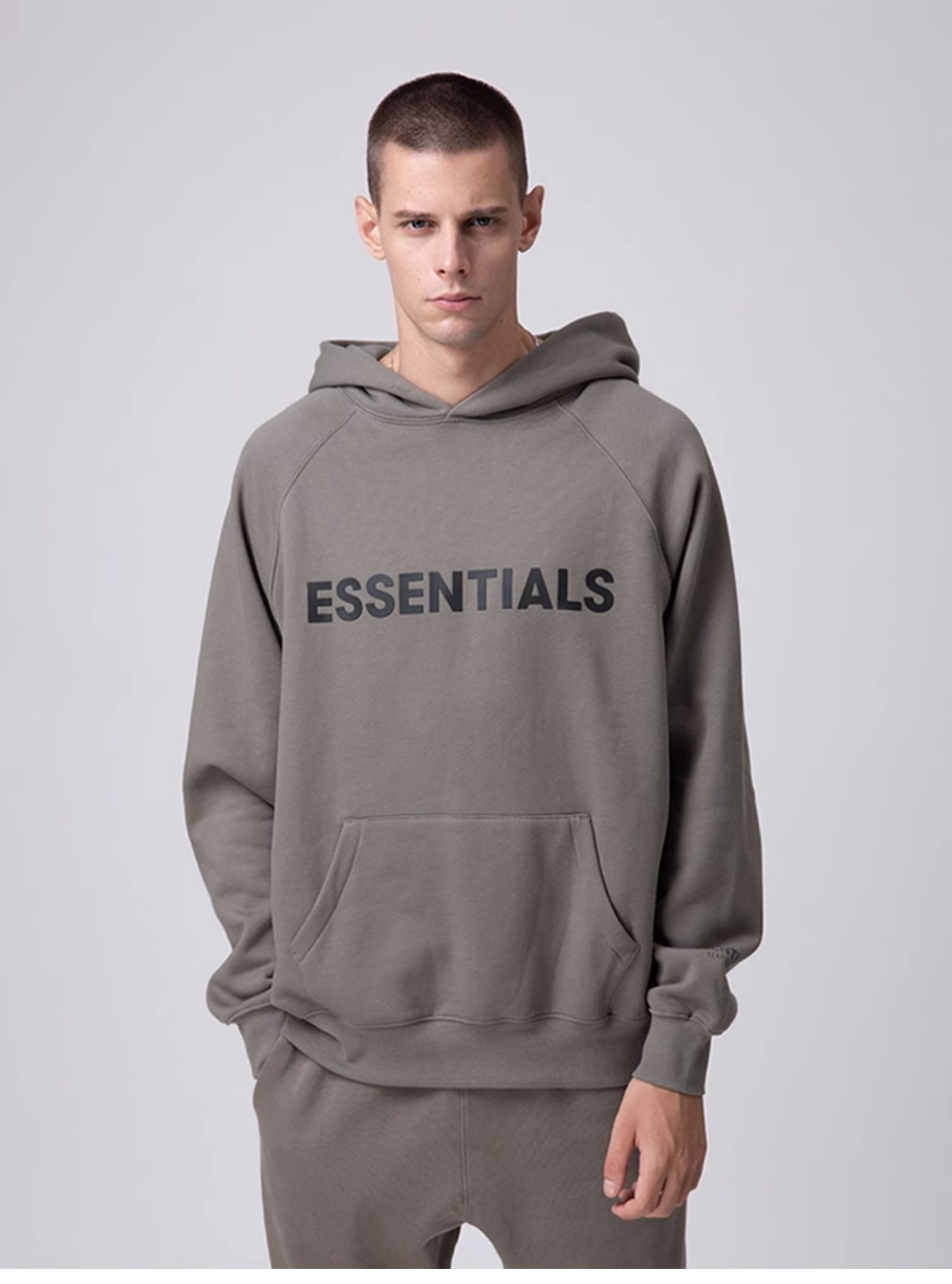 Essentials Fear Of God Couple Hoodie