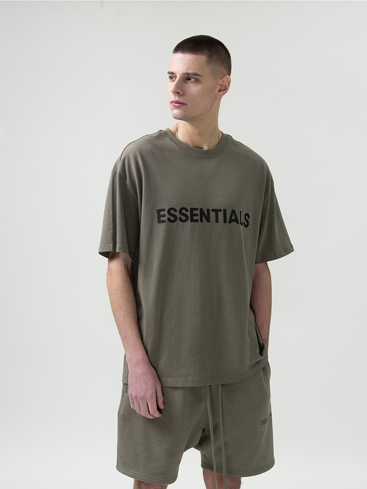 ESSENTIALS Men's T-Shirt Round Neck Top